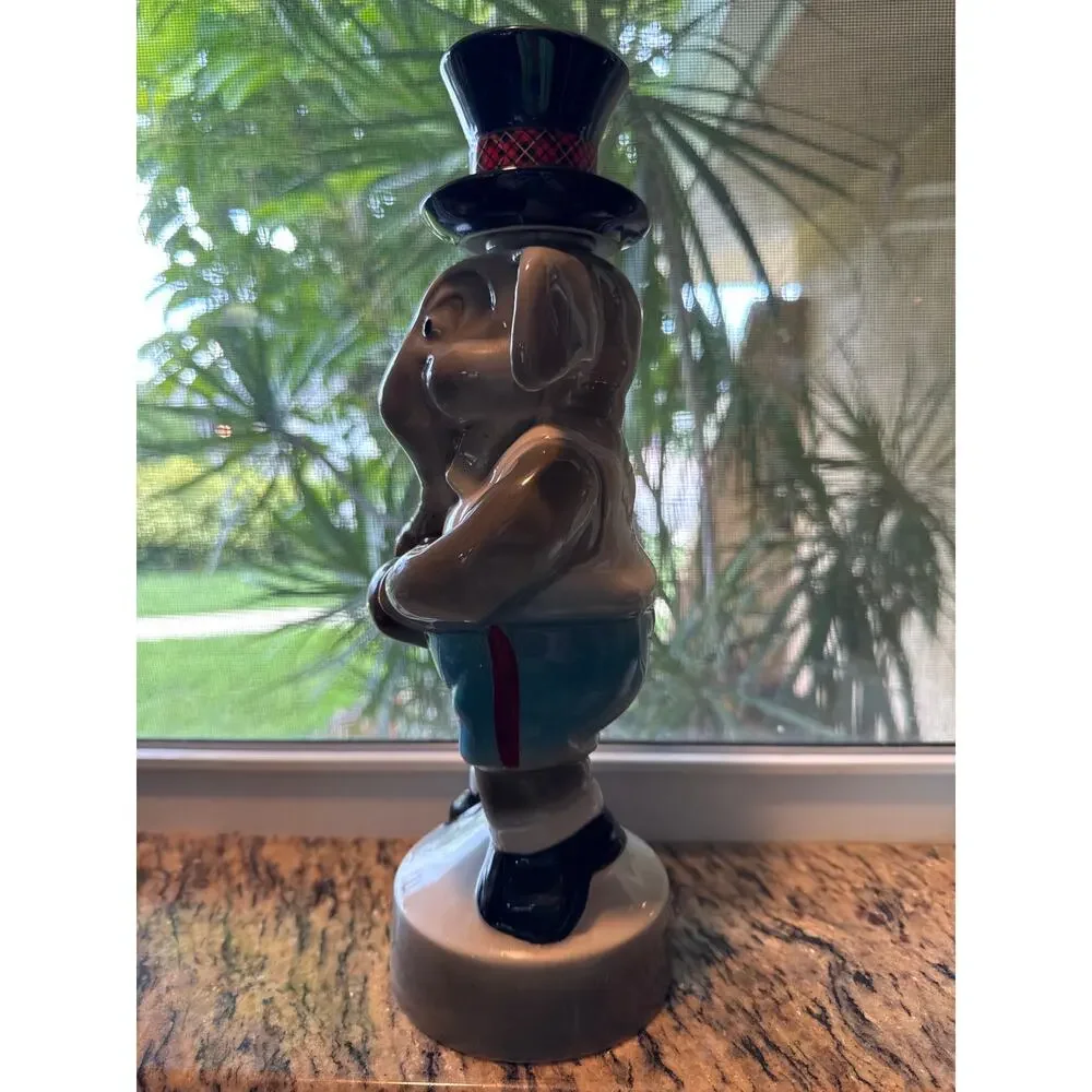 Vintage Jim Beam Republican Elephant Boxing Decanter by Regal China 1964 No Chip